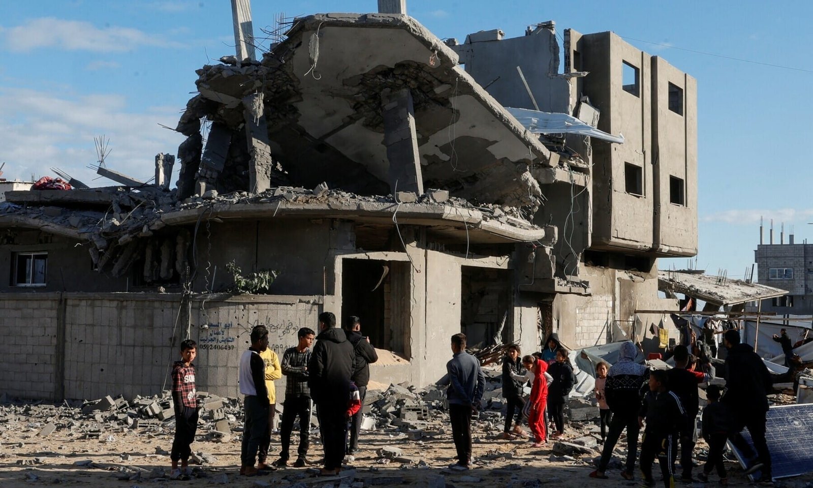 The number of Palestinians