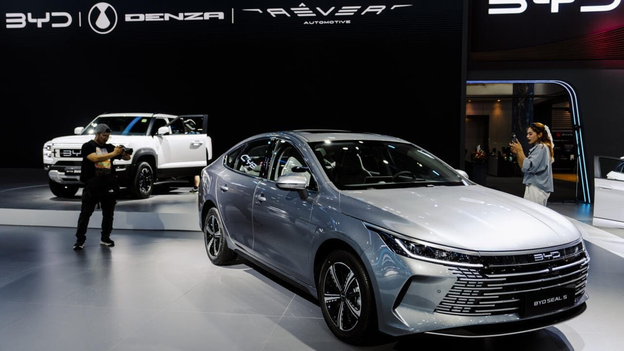 Chinese company BYD's record